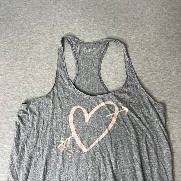 Victoria’s Secret Arrow Heart Script Racerback T-Shirt Slip Sleep PJ Dress - Picture 4 of 10
